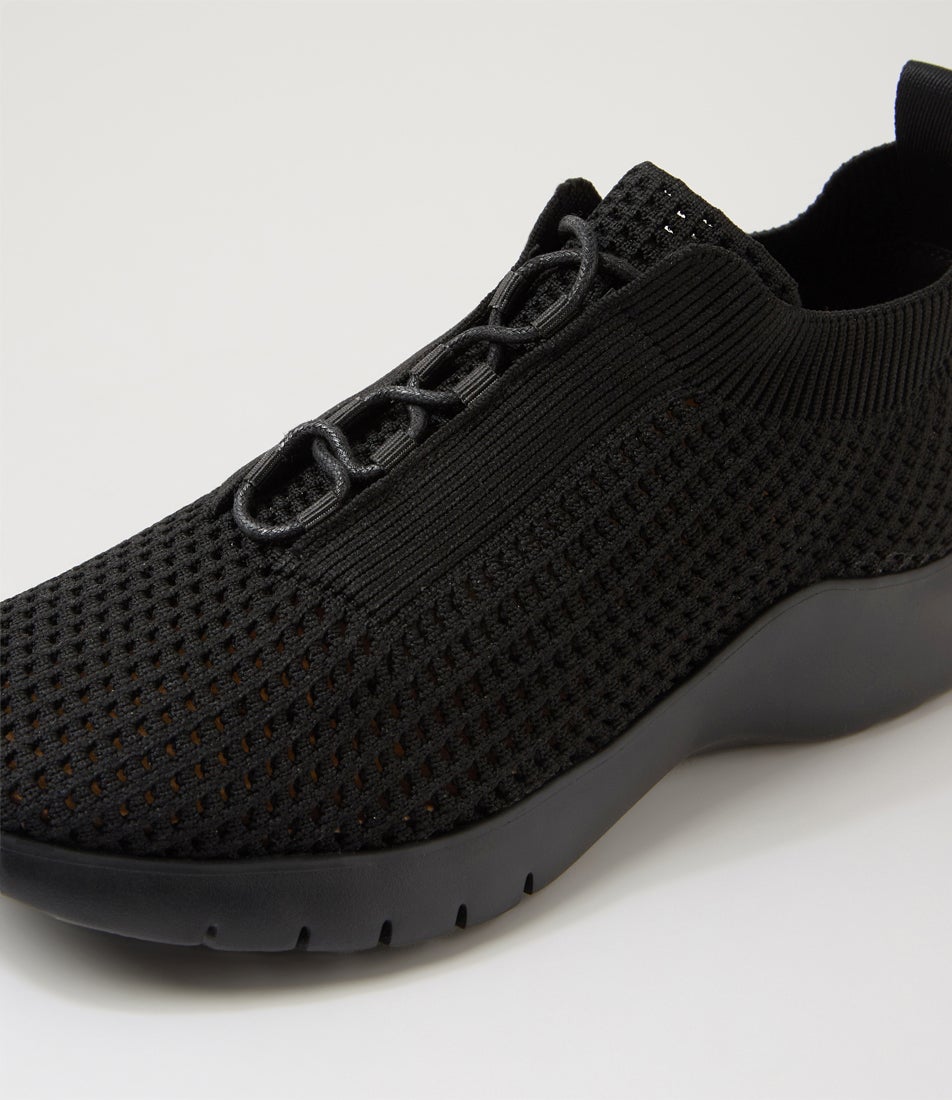 Prisse Xw Black Knit Sneakers