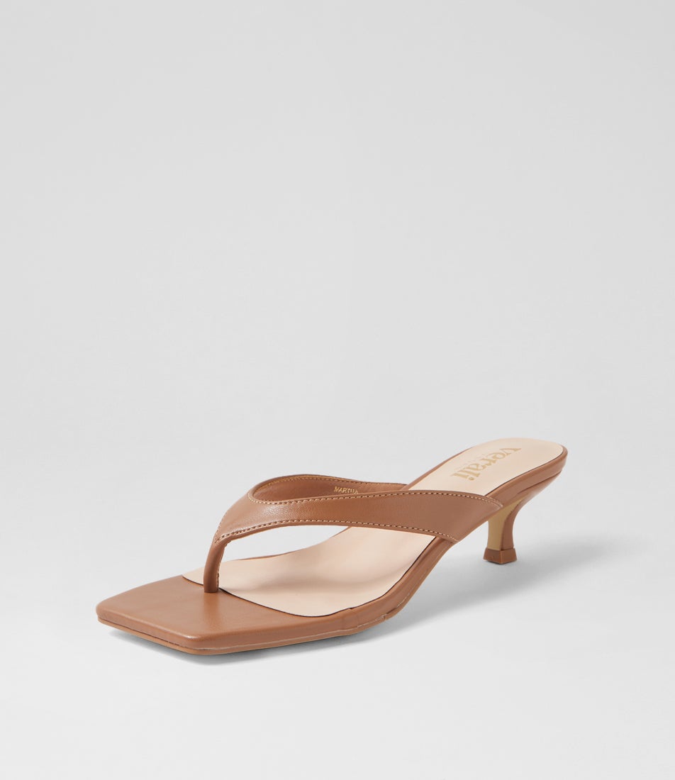 Martha Dark Camel Sandals