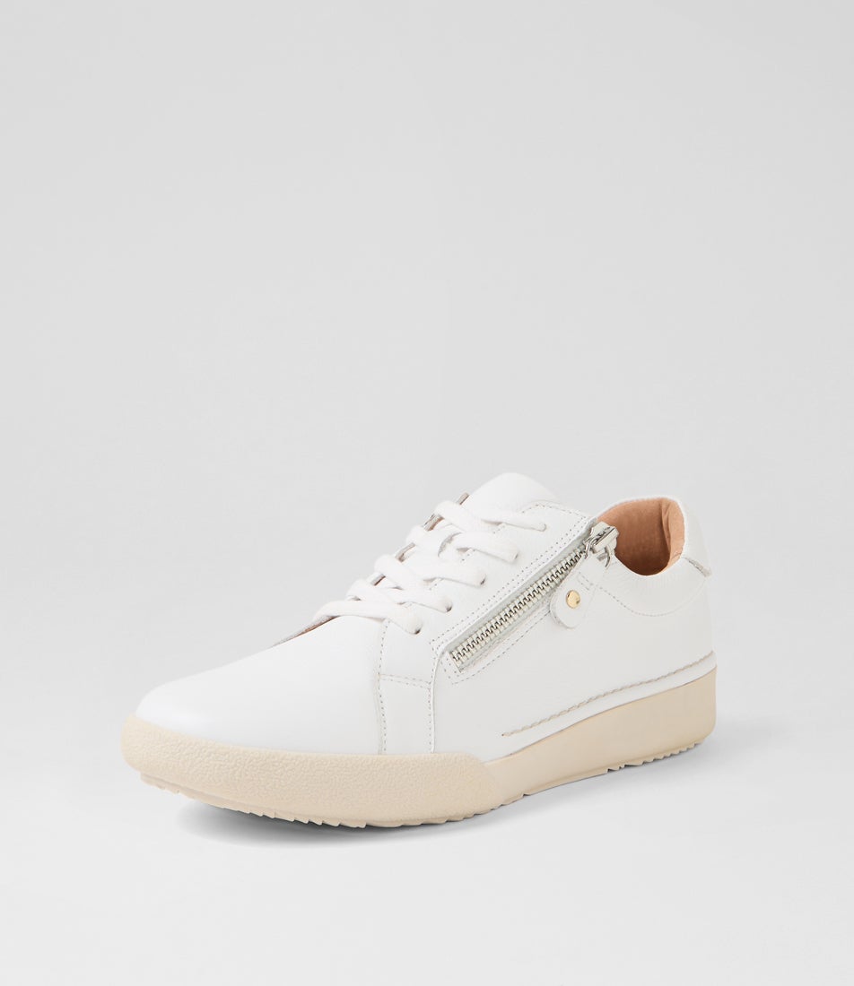 Yannas Off White Leather Sneakers Yannas Off White Leather Sneakers