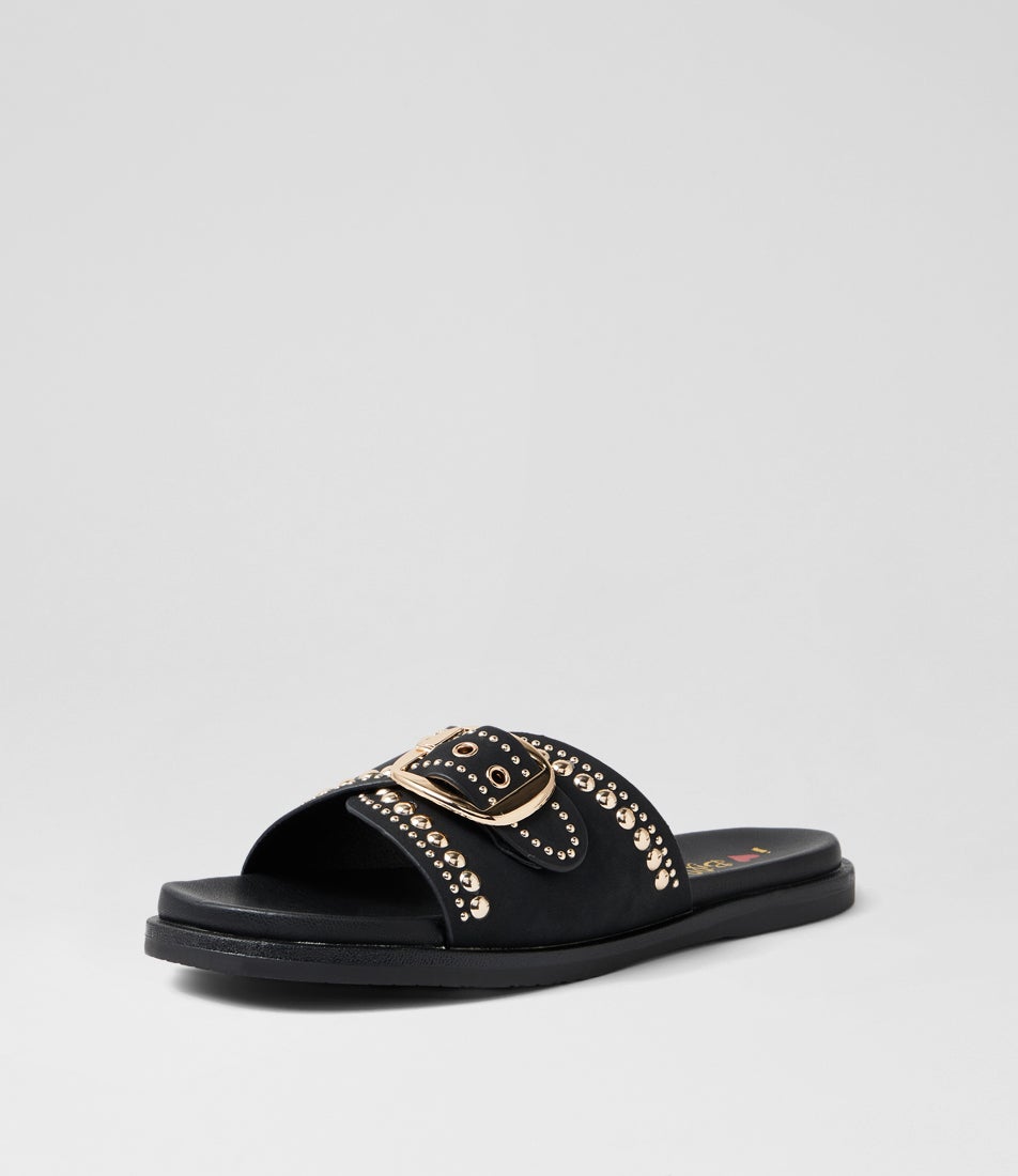 Rockkie Black Sole Sandals Rockkie Black Sole Sandals