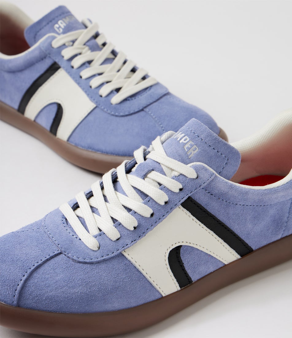 Pelotas Soller Blue White Multi Suede Sneakers