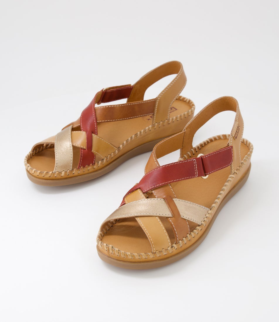 Cadaques 41 Almond Leather Sandals