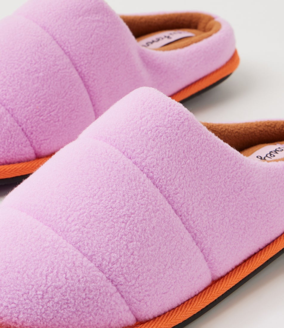 Cloud Orchid Orange Fabric Slippers
