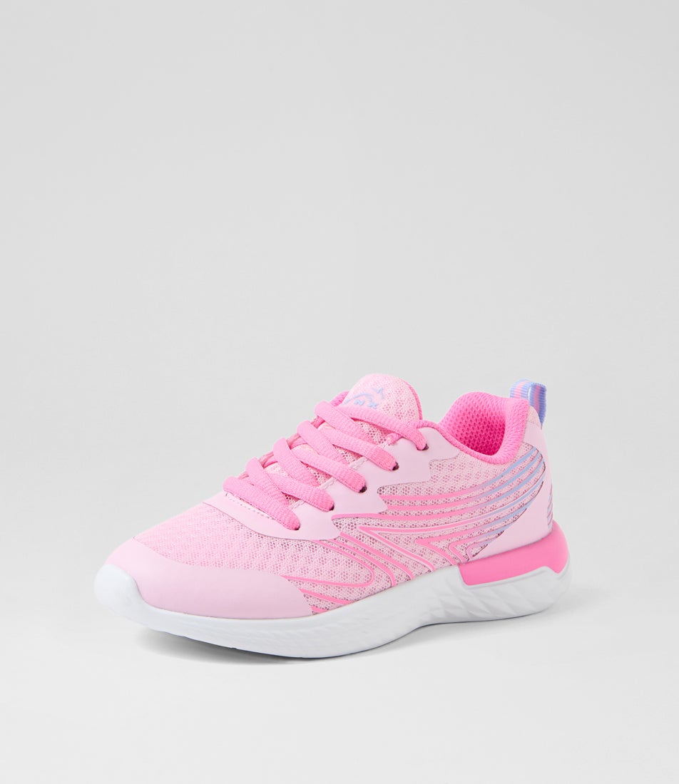 Capri Junior Lace Pink Mesh Sneakers