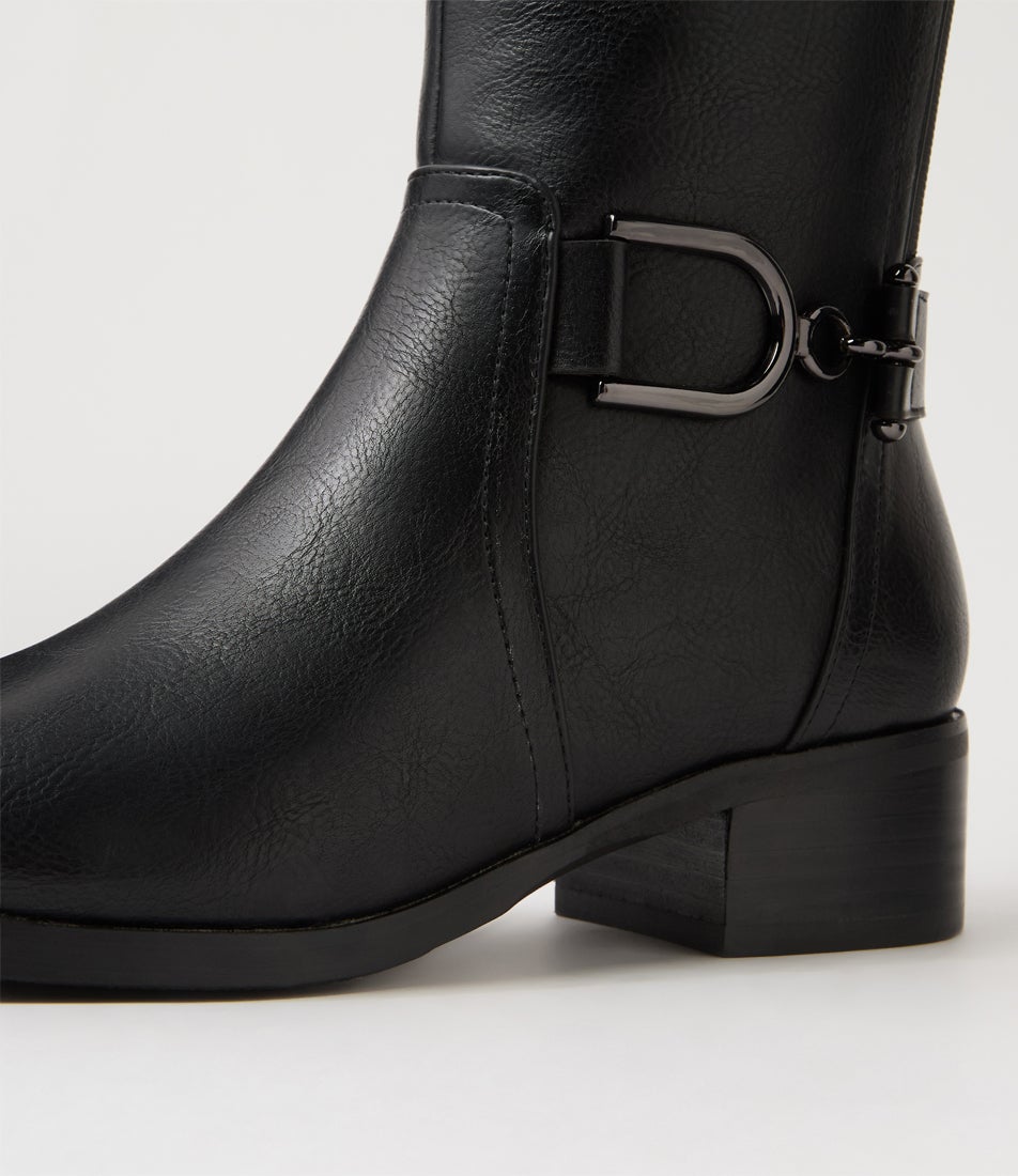 Testa Black Knee High Boots Testa Black Knee High Boots