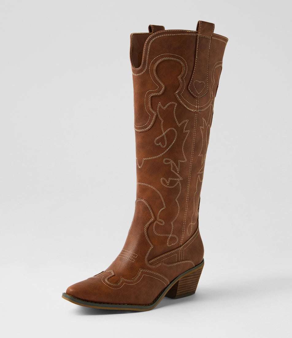 Malvin Vintage Tan Knee High Boots