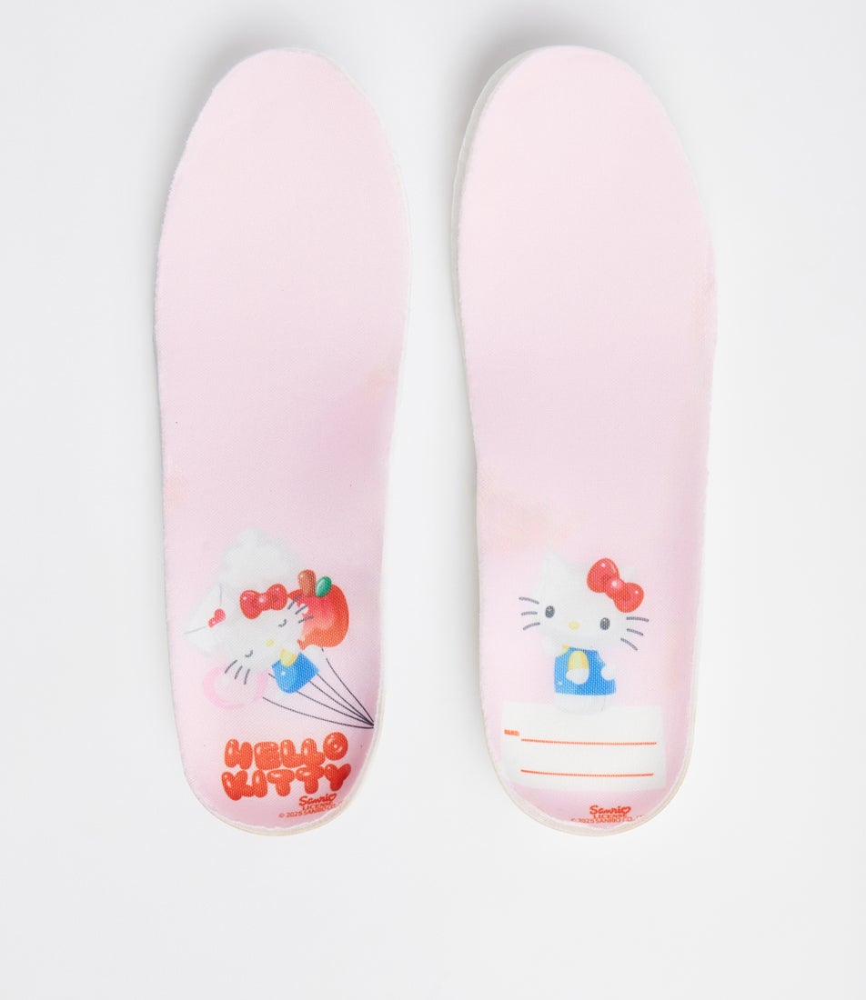 Hello Kitty Misha Junior E Black Leather Lace Up Flats