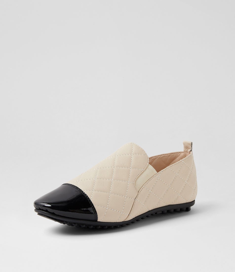 Brandt Black Milk Patent Leather Flat Shoes
