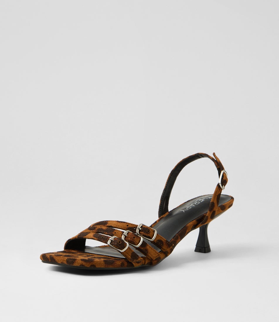 Lucky Leopard Fabric Sandals