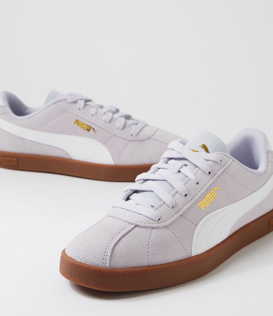 Puma Club 2 W Lavender Pop White Fabric Sneakers