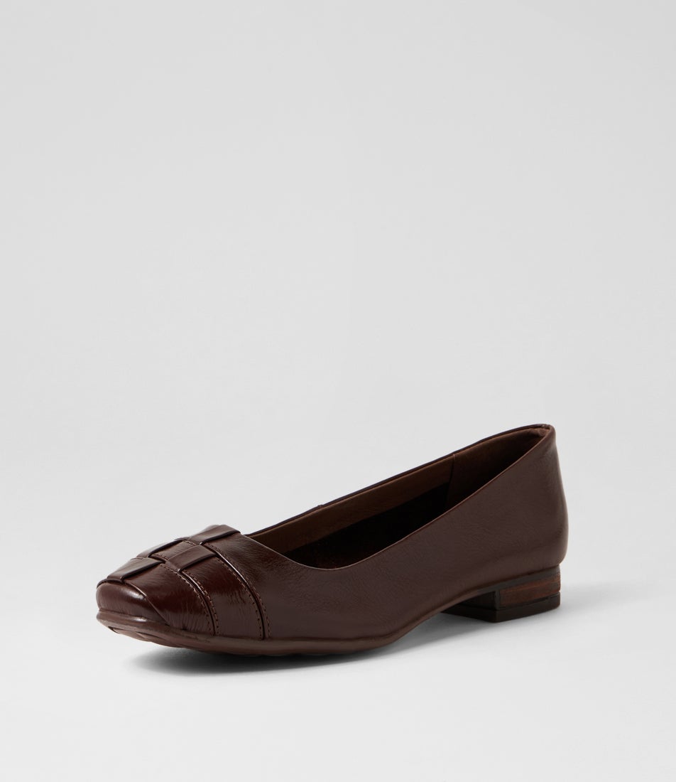 Tylan Choc Leather Flat Shoes