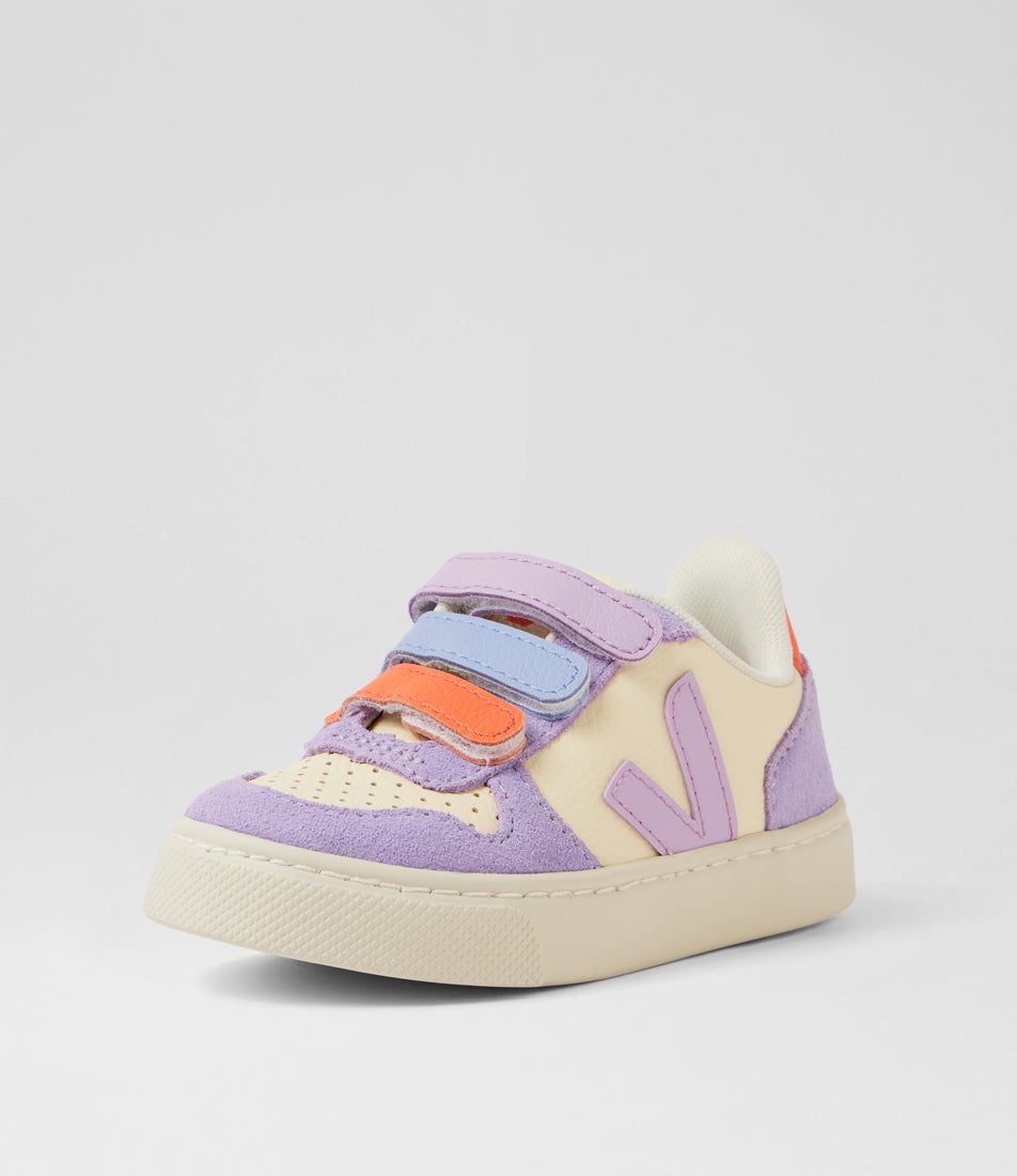 Small V-10 Toddler Cashew Orchid Multi Leather Sneakers