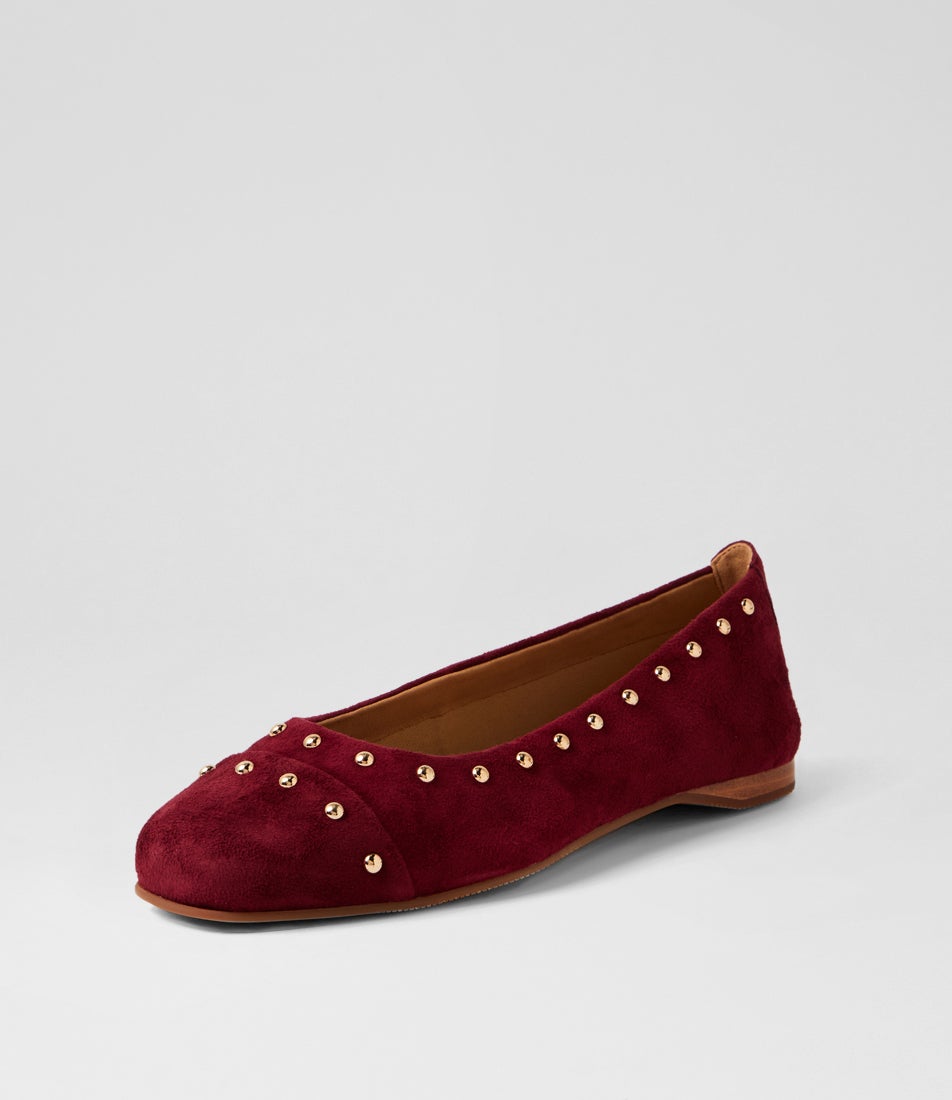 Klio Shiraz Suede Ballet Flats