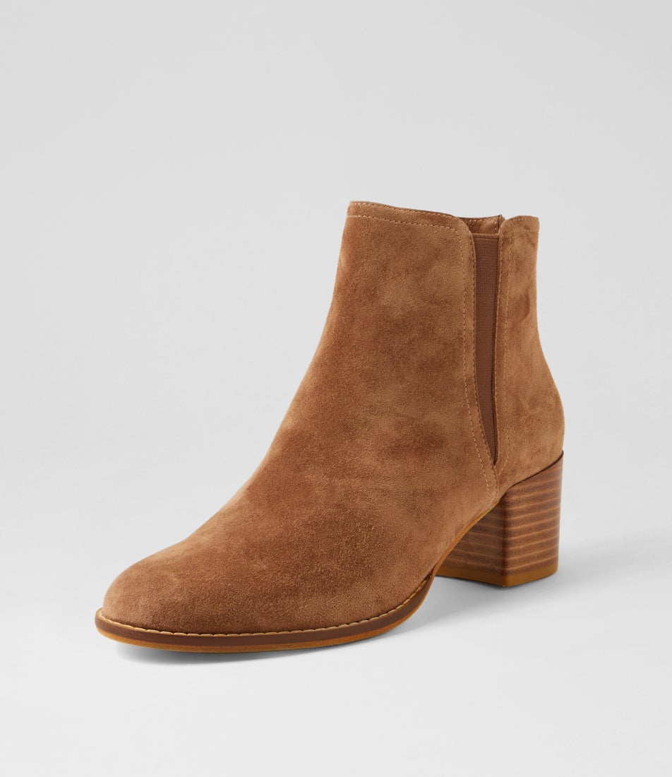 Merils Whiskey Suede Ankle Boots