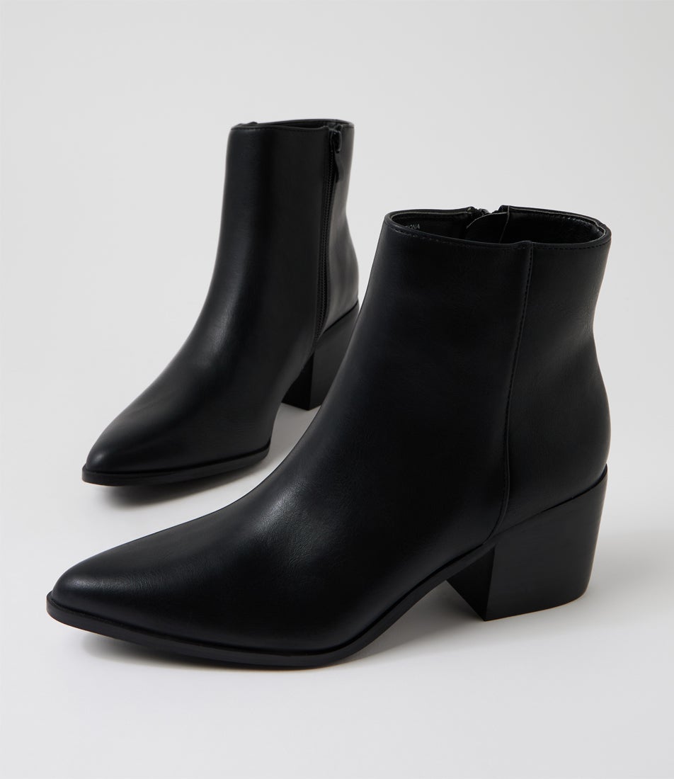 Fiona Black Ankle Boots
