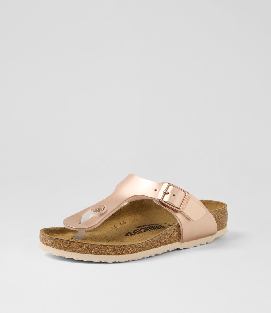 Gizeh Kids Junior Electric Metallic Copper Birkoflor Thongs