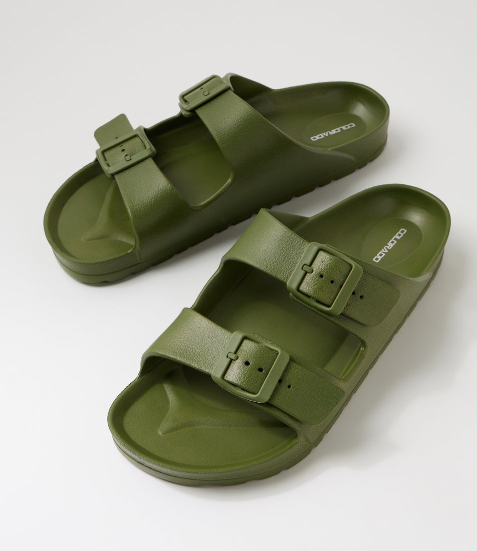 Poolside L Khaki Eva Sandals