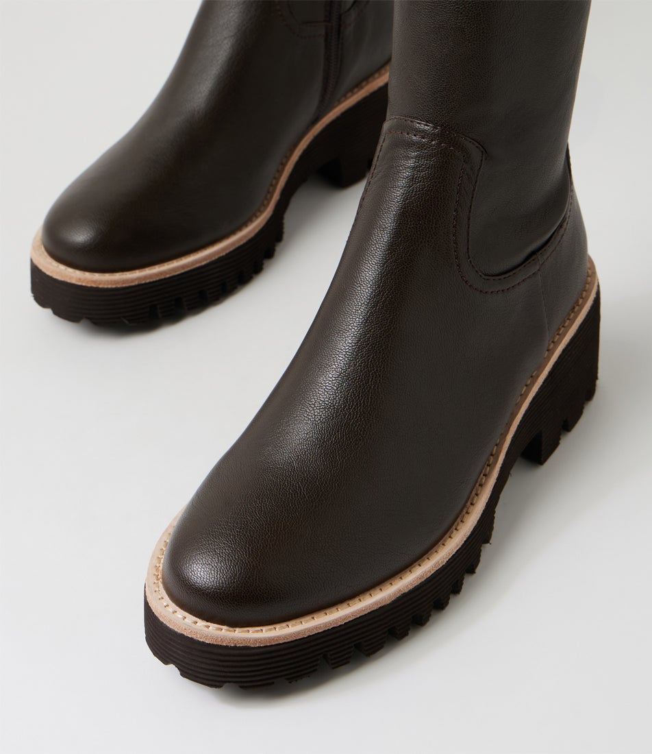 Wevver Choc Knee High Boots
