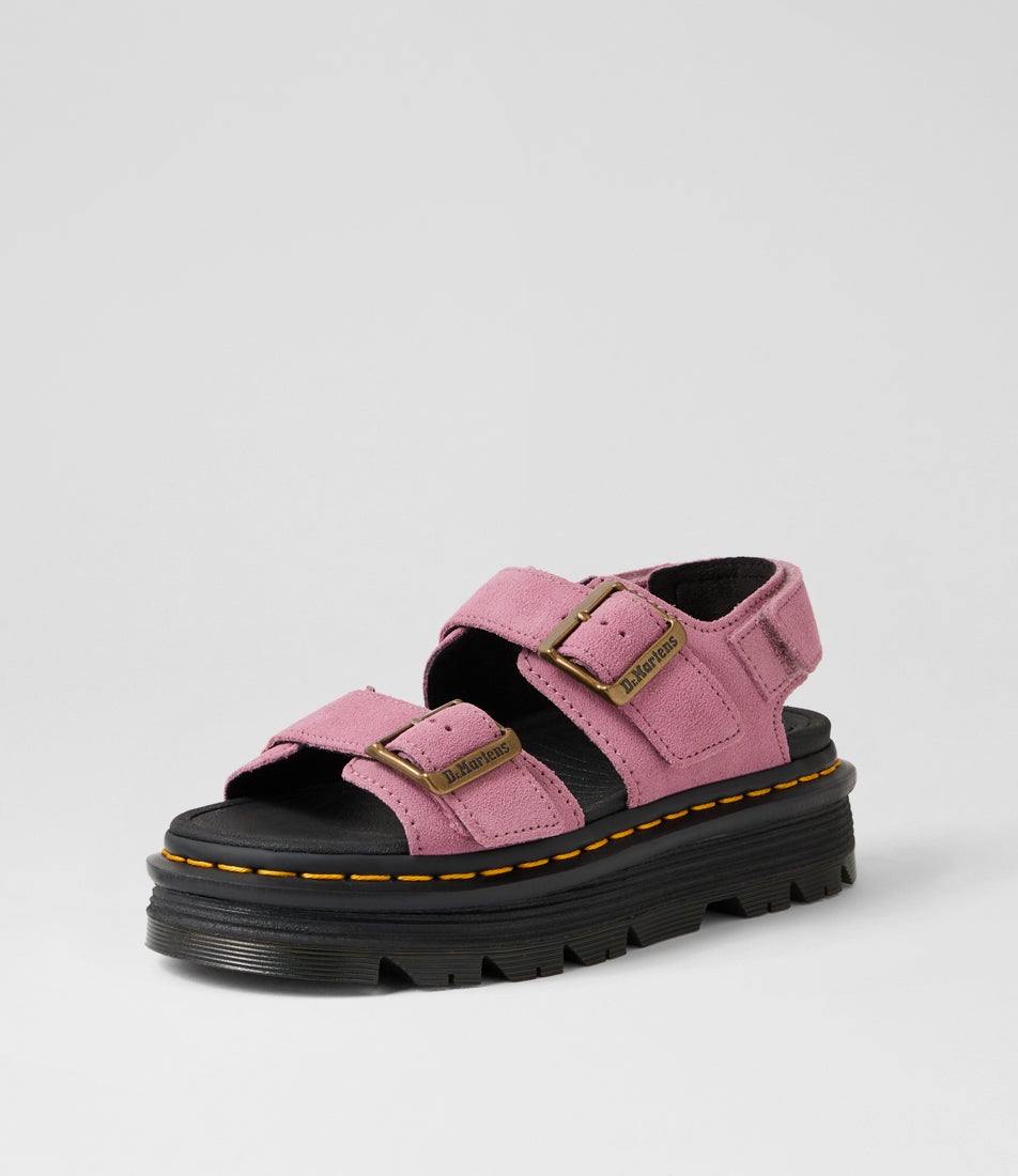 Zebzag Sandal Dusty Rose Suede Sandals
