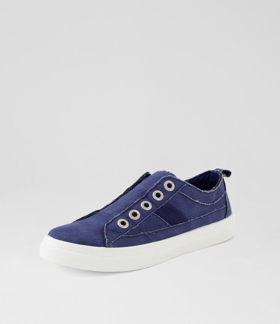 Hangout Newport Navy Canvas Sneakers