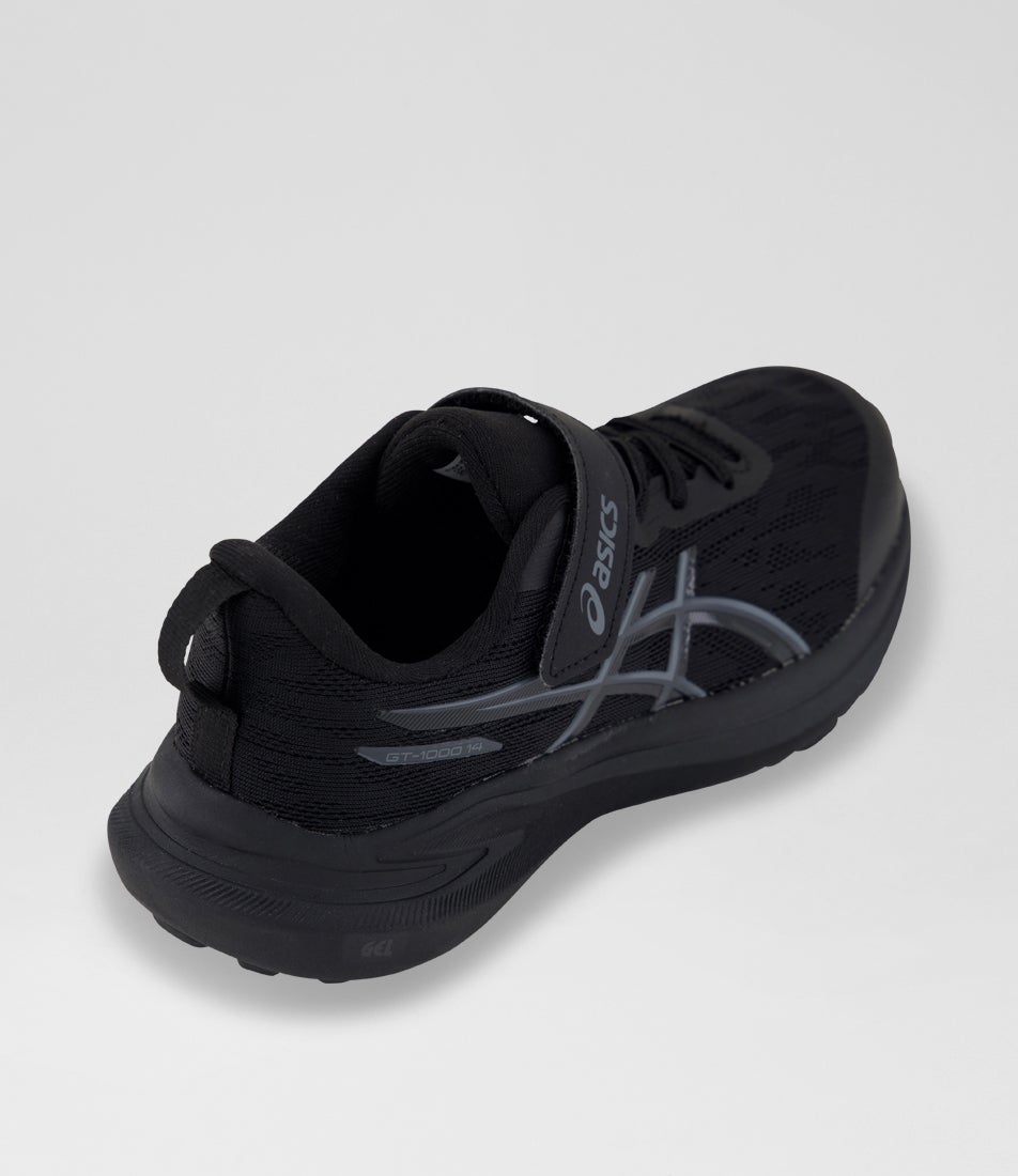 Gt-1000 14 Junior Black Carrier Grey Mesh Sneakers