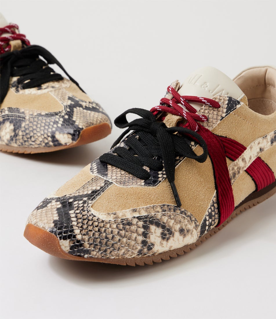 Rey Shiraz Multi Suede Sneakers