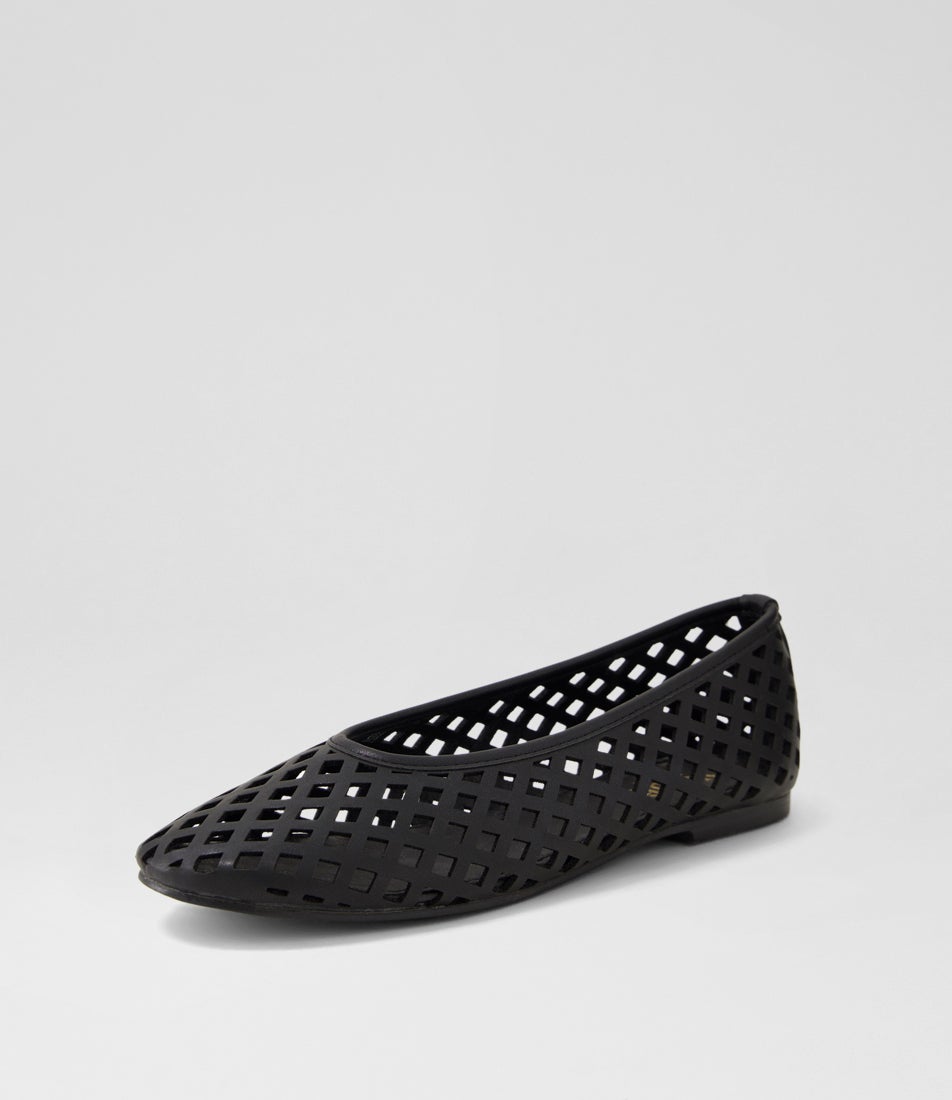 Dazed Black Ballet Flats