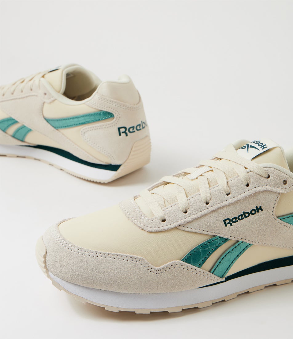 Glide Low W Alabaster Metallic Green Sneakers