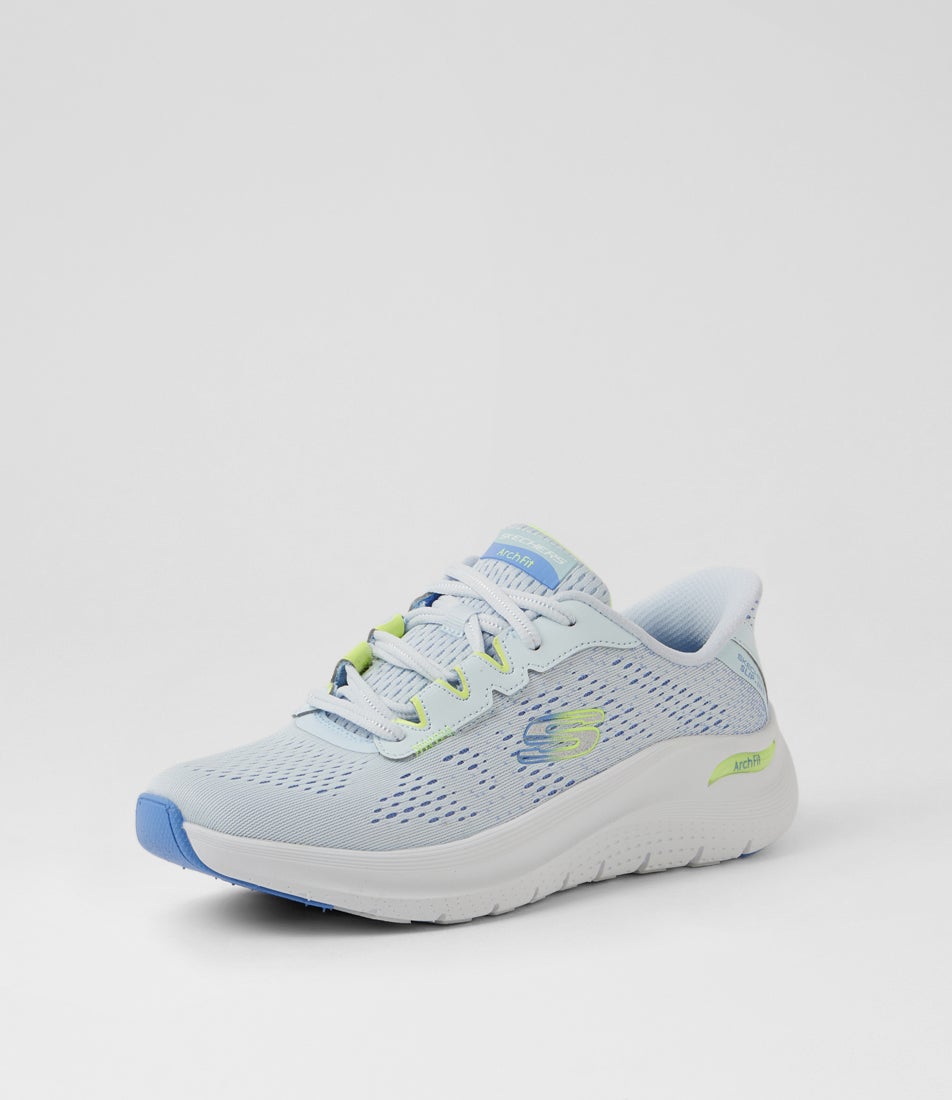 Arch Fit 2 Light Blue Fabric Sneakers