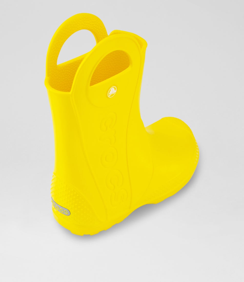 Handle It Rain Boot Junior Yellow Eva Calf Boots