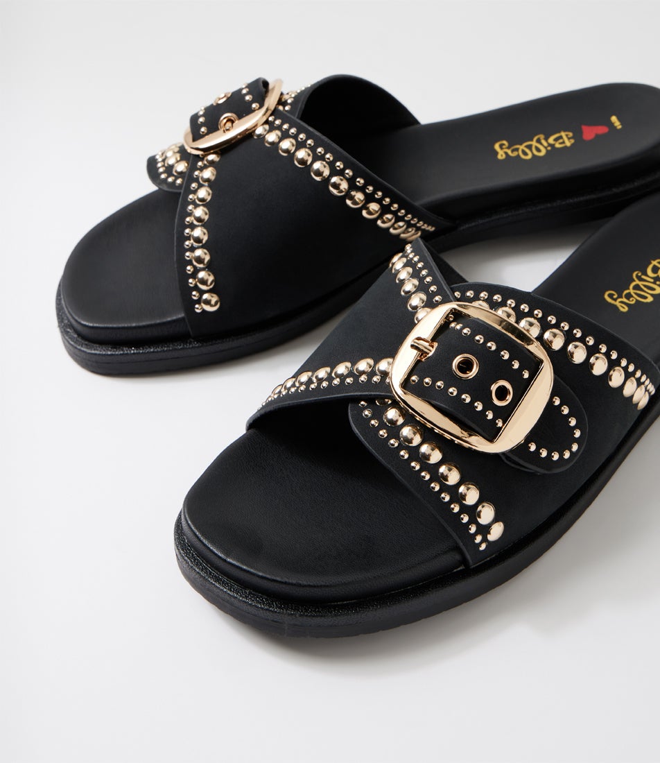 Rockkie Black Sole Sandals Rockkie Black Sole Sandals