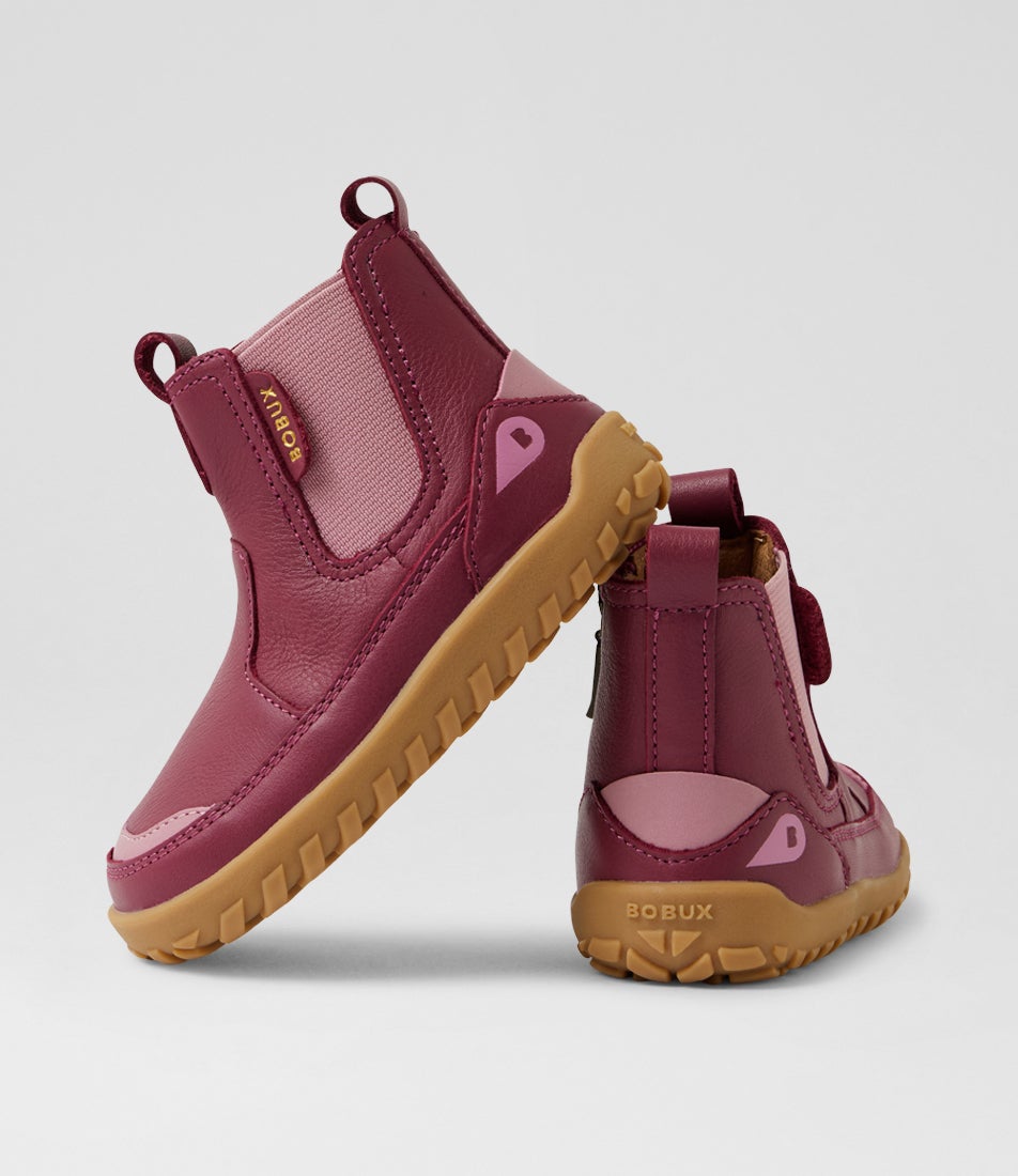 Su Trail Pre Walker Beaujolias Leather Ankle Boots