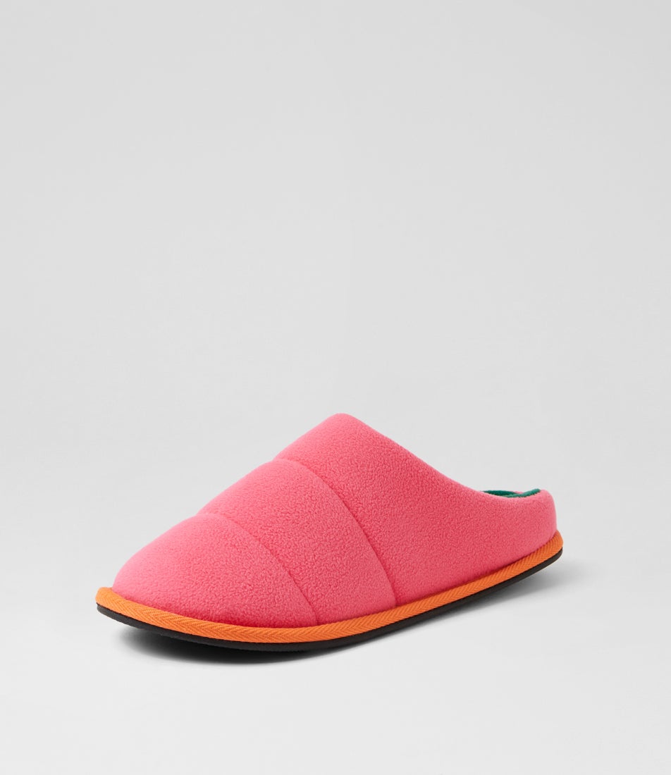 Cloud Hot Pink Fabric Slippers