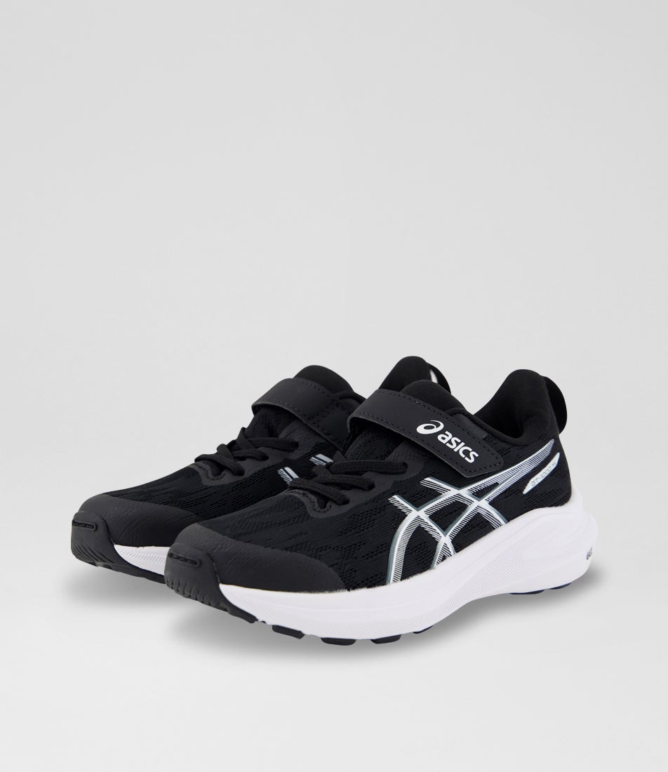 Gt-1000 14 Junior Black Steel Grey Mesh Sneakers