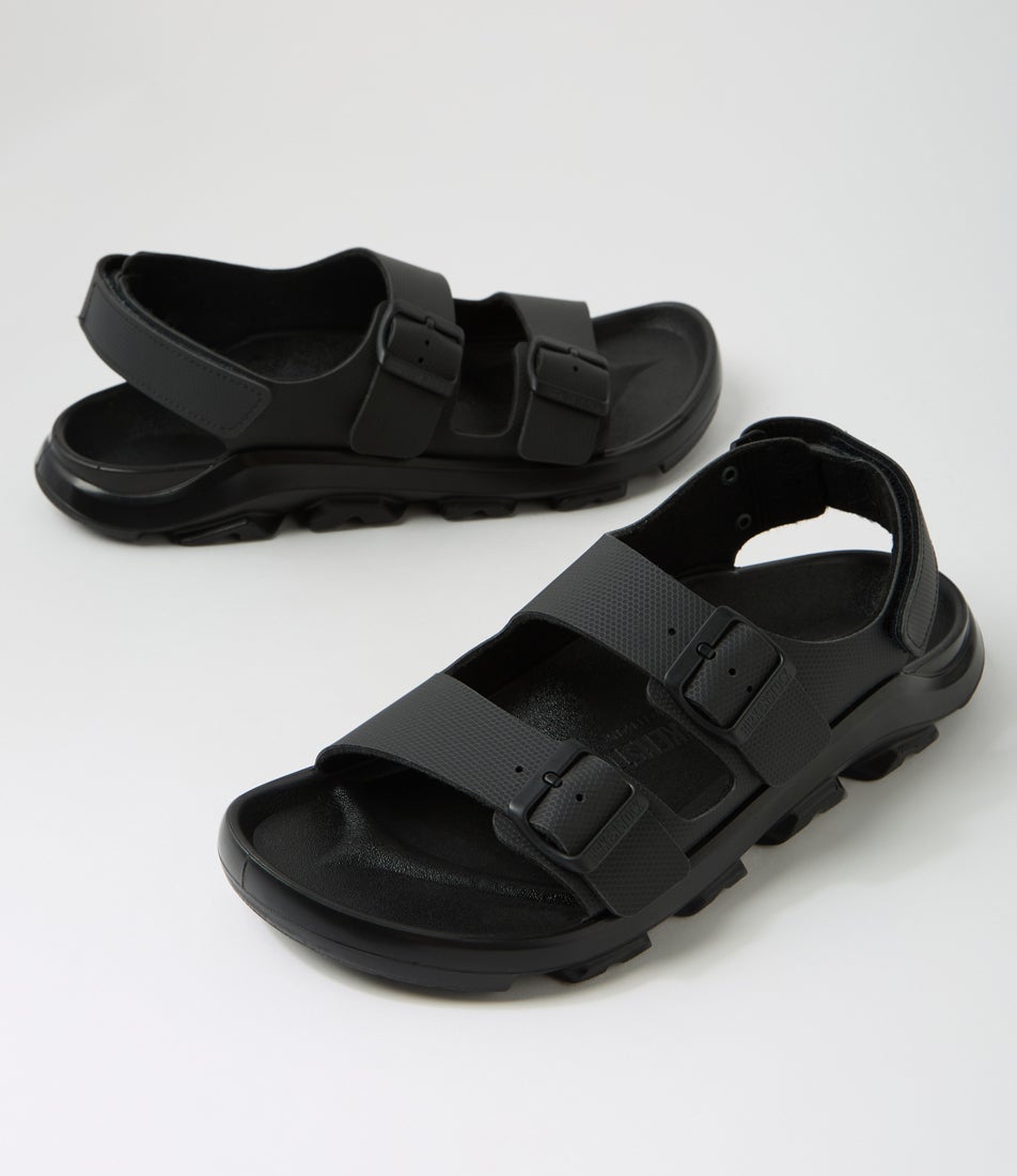Mogami Terra Mens Black Birkoflor Sandals