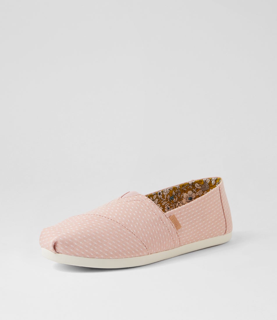 Alpargata Bloom Chambray Dot Canvas Flat Shoes