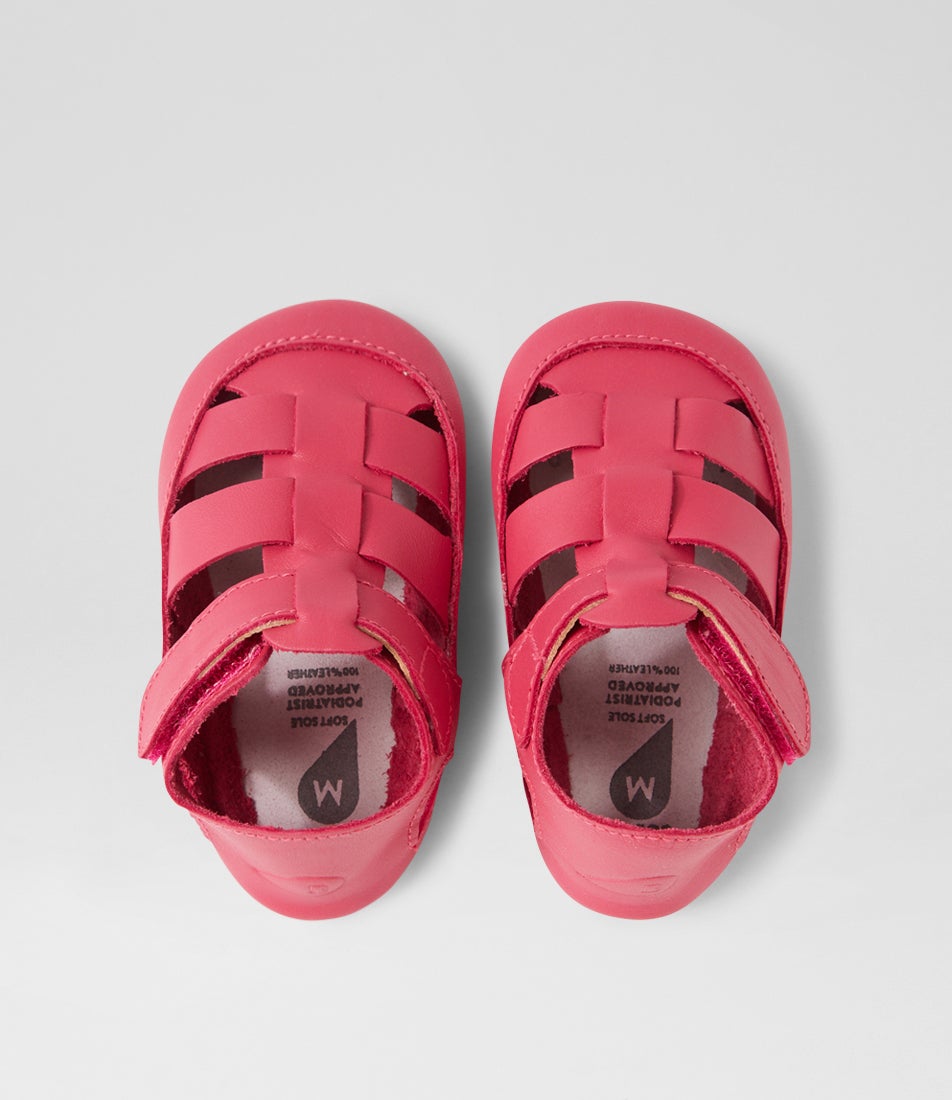 Ss Tidal Mini Infant Fuchsia Leather Flat Shoes