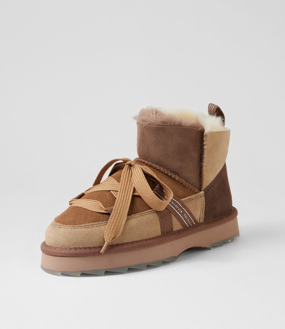 Blurred Micro Patchwork Mushroom Suede Slippers