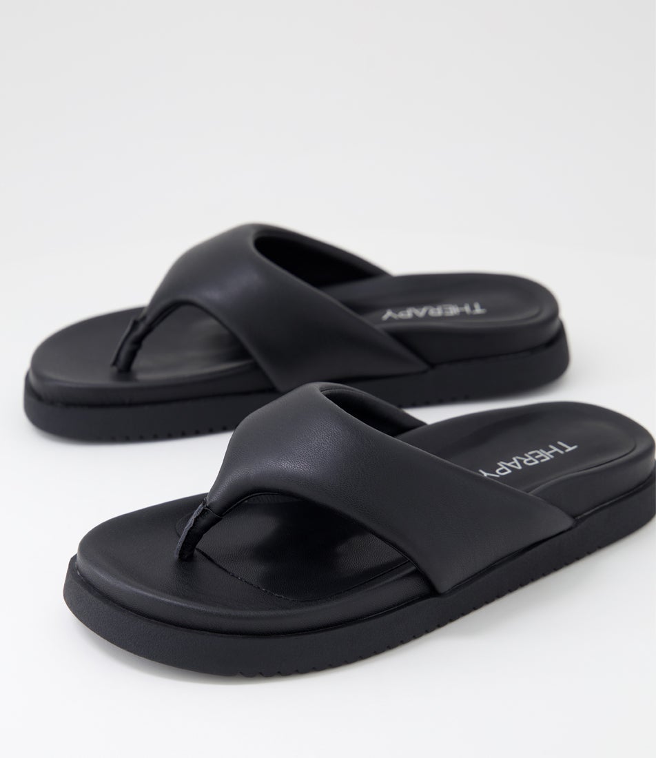 Radar Black Thongs