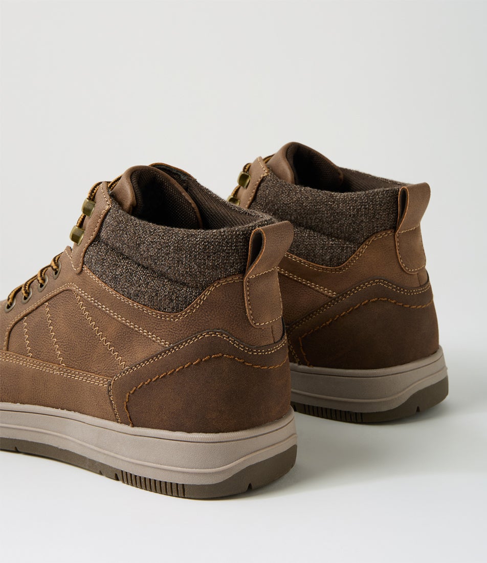Evo Brown Lace Up Boots Evo Brown Lace Up Boots