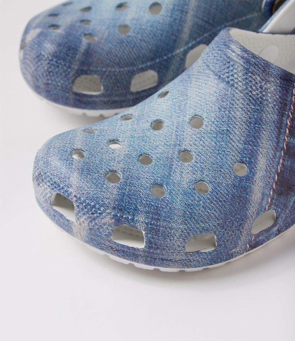 Classic Denim Clog Moonlight Croslite Flat Shoes