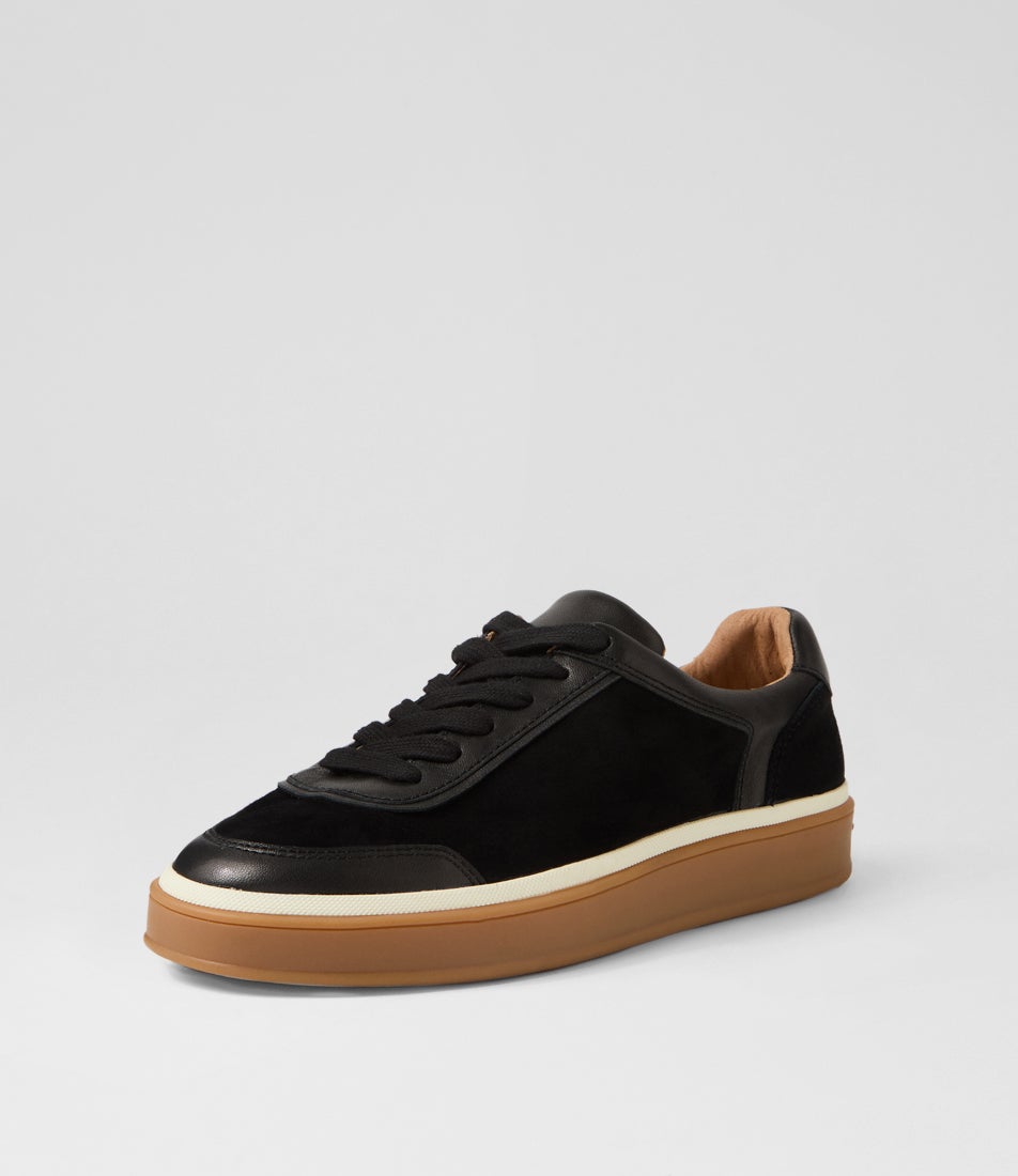 Pointon Black Multi Sneakers