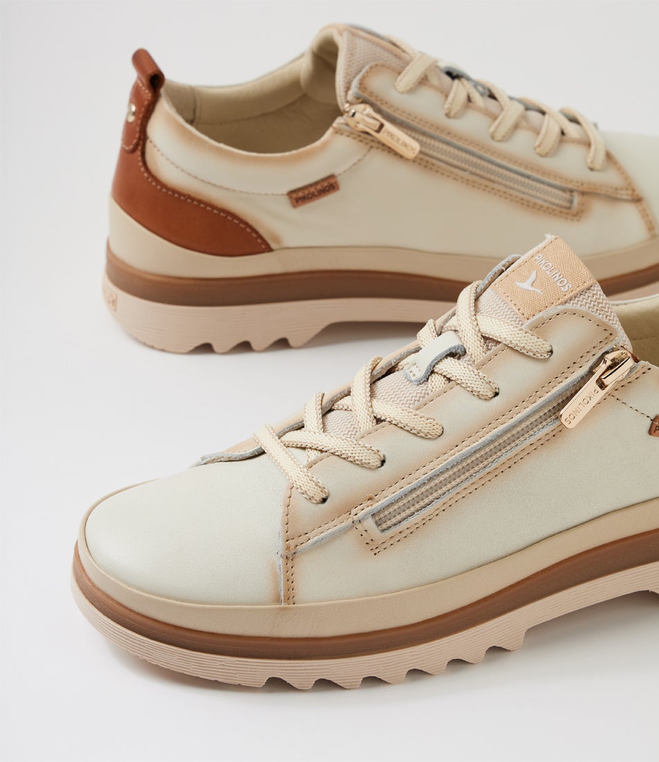 Vigo 79 Nata Leather Lace Up Flats