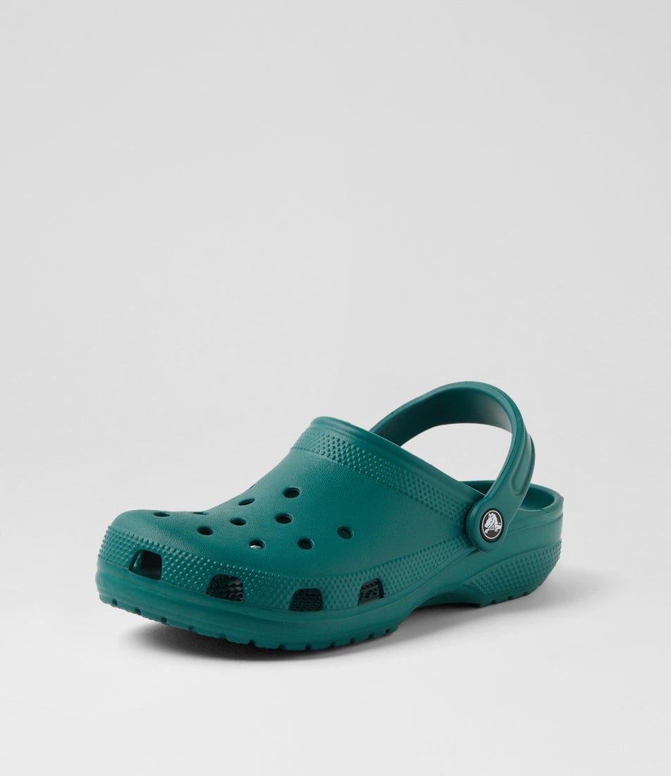 Classic W Emerald Croslite Sandals