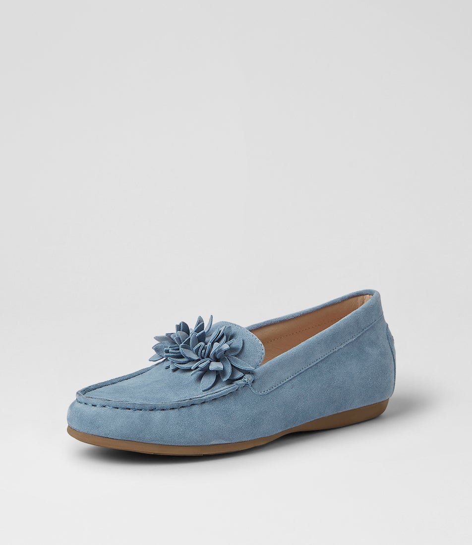Errin Denim Suede Loafers