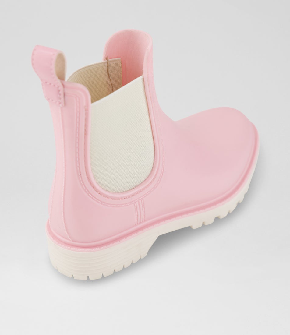 Charlie Toddler Rose Whisper White Chelsea Boots
