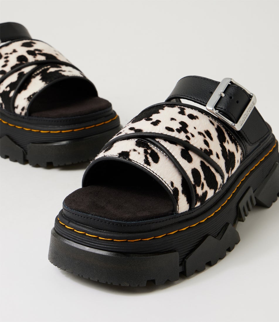 Mattison Slide Dalmatian Print Pony Slides