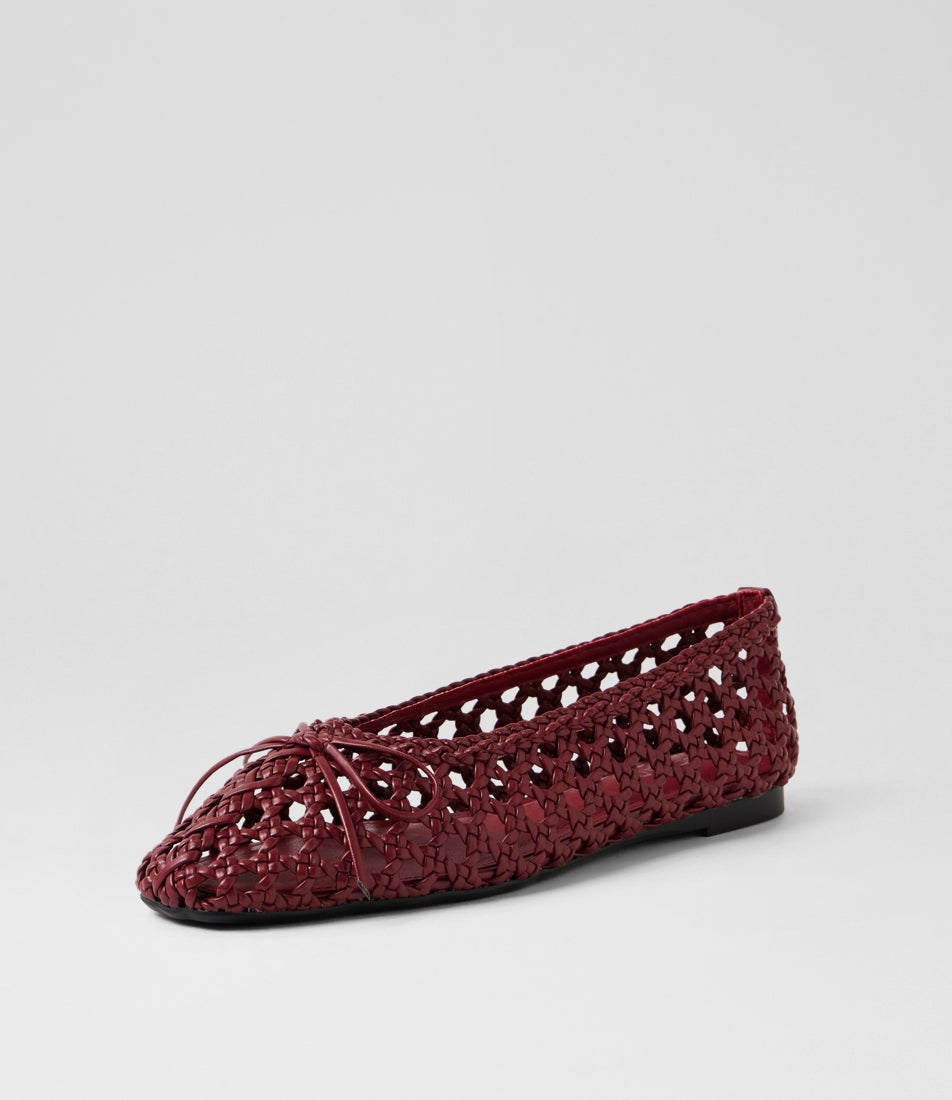 Oaklyn Bordeaux Ballet Flats