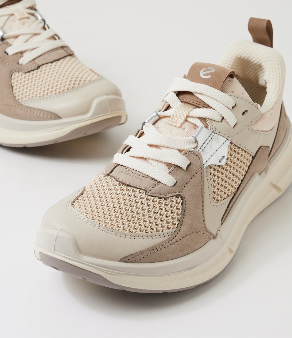 Biom 2.2 W Gravel Moon Rock Gravel Leather Sneakers