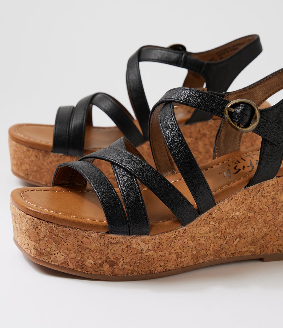 Aurora Black Sandals